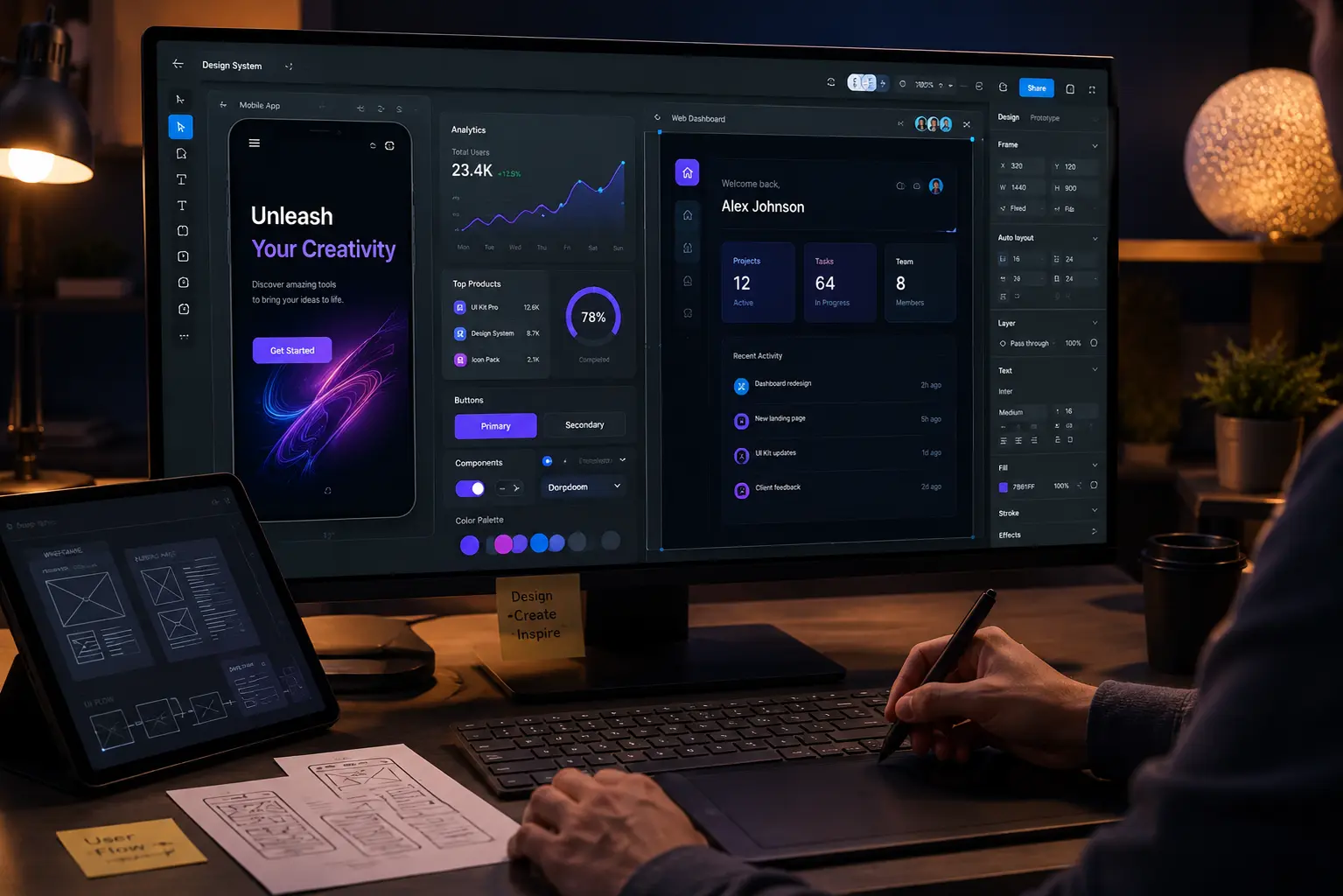 UI/UX & Web Designing Advance