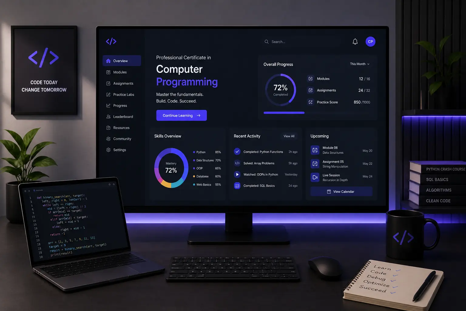 Professional Certificiate in Computer Programming